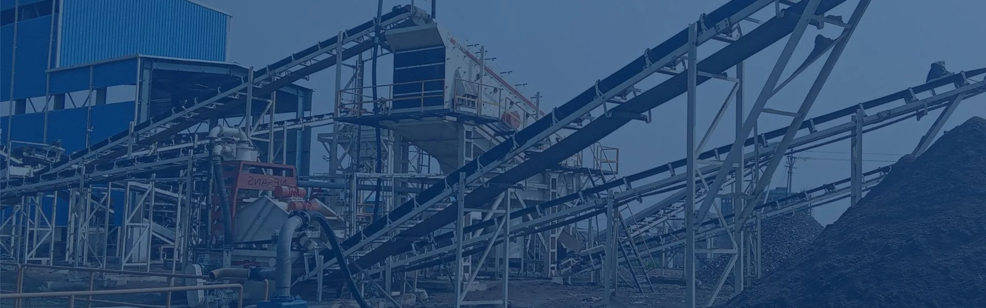 4 Stage Crushing, Screening, Washing Plant (Jaw, Cone, HSI, Washer)